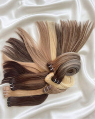 Blonde & Brown Pre-Colored Raw Hair Bundles