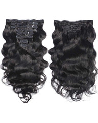 Wavy Clip ins Clip ins Human Hair Extensions