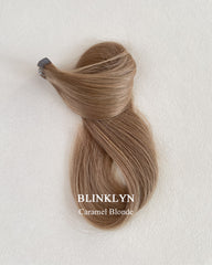 Caramel Blonde Tape ins Human Hair Extensions