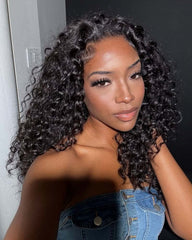 Karina | Luxury RAW HAIR Curly Flip Over Half Wig