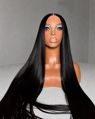 Sherry | Perruque sur mesure (3/4/5 paquets) Cheveux lisses Perruque HD sans colle