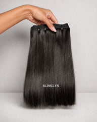 Straight Virgin Hair Super Double Drawn SDD Bundles