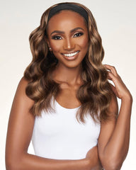 Jayla | Body Wave Highlight Human Hair Headband Wig