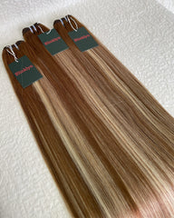 Cinnamon Blonde Balayage Raw Hair Bundle