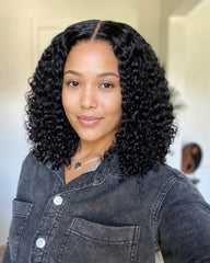 Jada | Perruque HD bouclée crépue avec fermeture 2x6 5x5 6x6 sans colle
