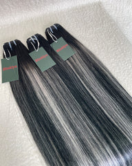 Smoky Ebony Balayage Raw Hair Bundle