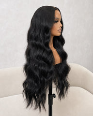 Rina | Perruque sur mesure (3/4/5 paquets) Cheveux ondulés, perruque HD sans colle avec dentelle