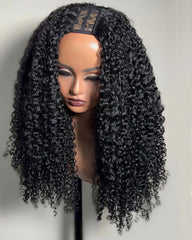 Klanna | Perruque en V ou en U avec des cheveux naturels bouclés et crépus