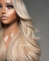 Joyce | Shimmer Blonde Balayage HD Lace Raw Hair Wig