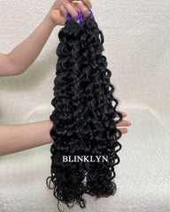 Cheveux humains ondulés Miracle Knots Feather Crochet Hair