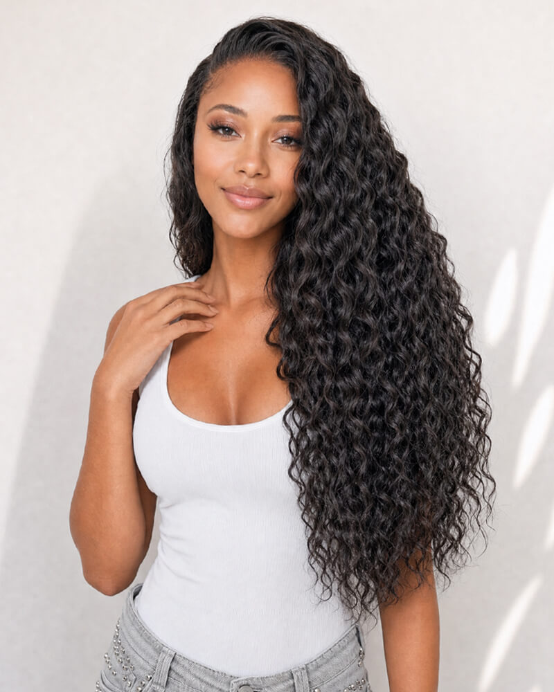 Georgia | Custom Wig (3/4/5 Bundles) Water Wave HD Lace Glueless Wig