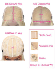 Kelly | Blonde #613 Glueless Bob Wig with Bangs