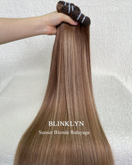 Misty Blonde Balayage Raw Hair Bundle