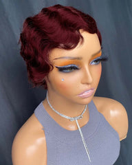 Reine | Pre-styled Classic Nostalgia Wave Pixie Wig (No Lace)