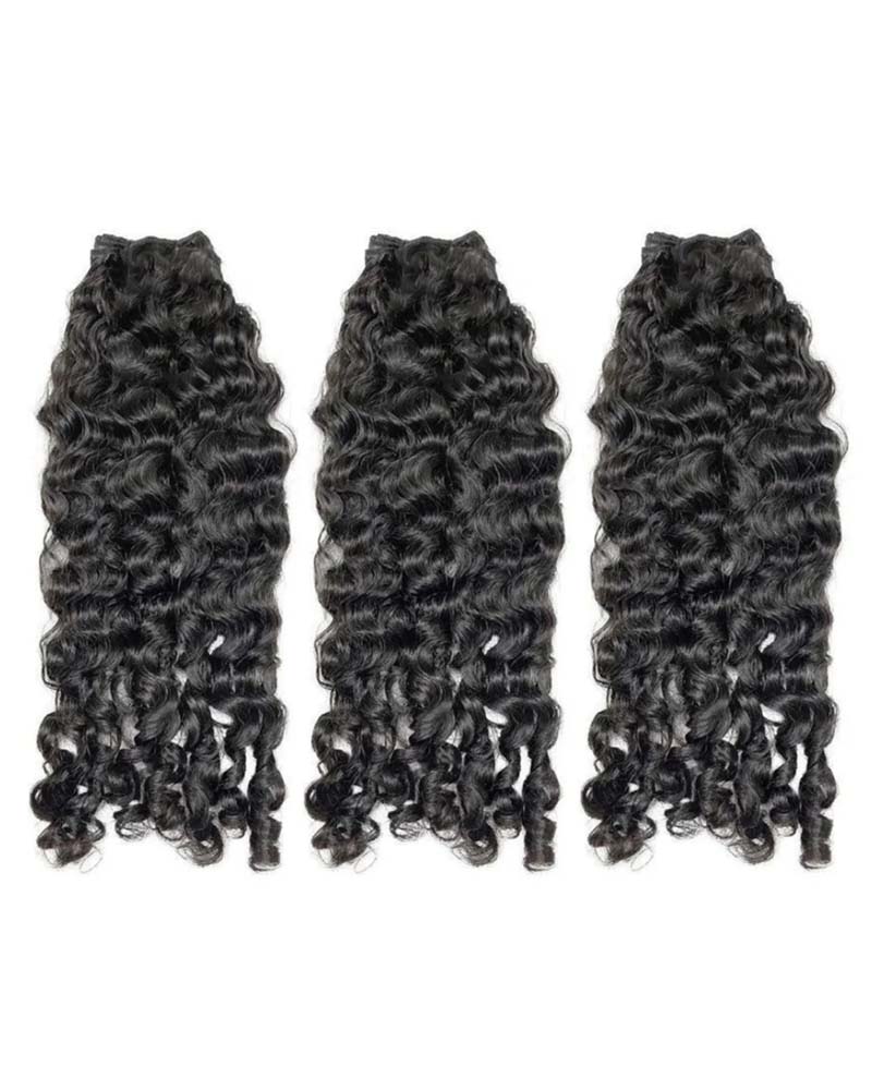 Tissage Brésilien Bouclé Vierge de Cheveux Humains de Qualité Supérieure