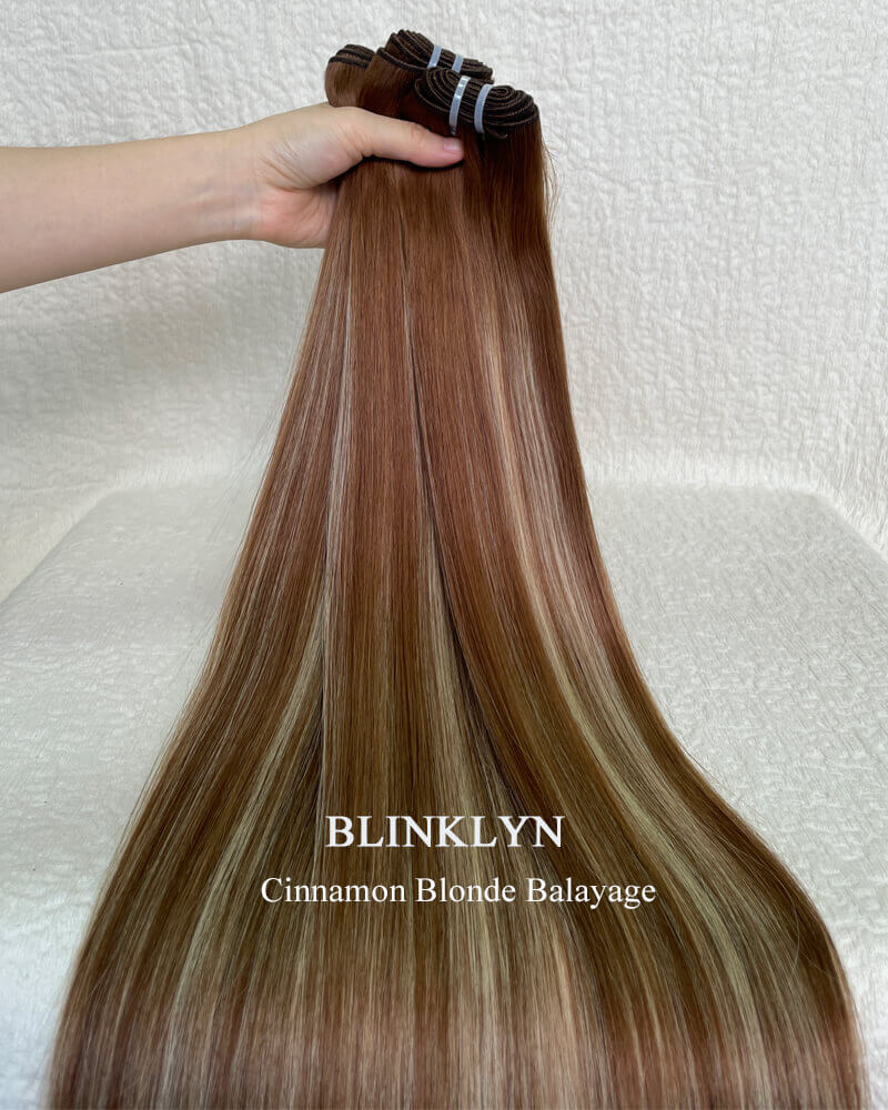 Cinnamon Blonde Balayage Raw Hair Bundle