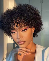 Willow | Short Afro Kinky Curly Pixie Wig (No Lace)