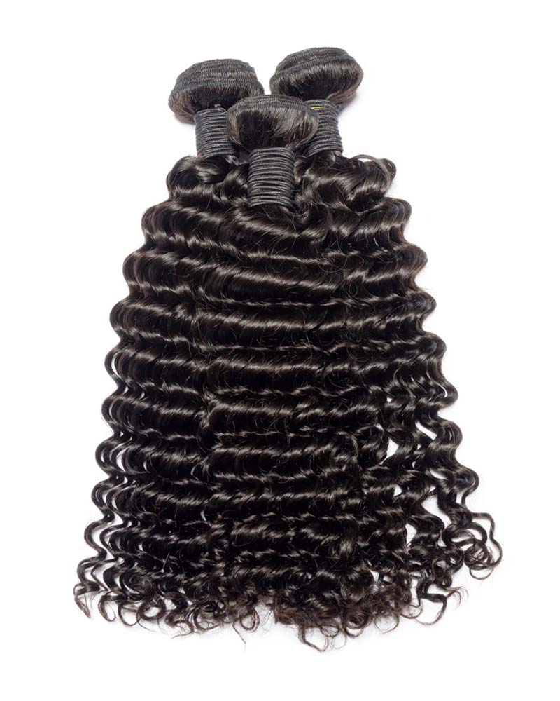 Top Quality Deep Curly Virgin Human Hair Bundles