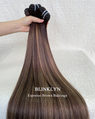 Espresso Brown Balayage Raw Hair Bundle