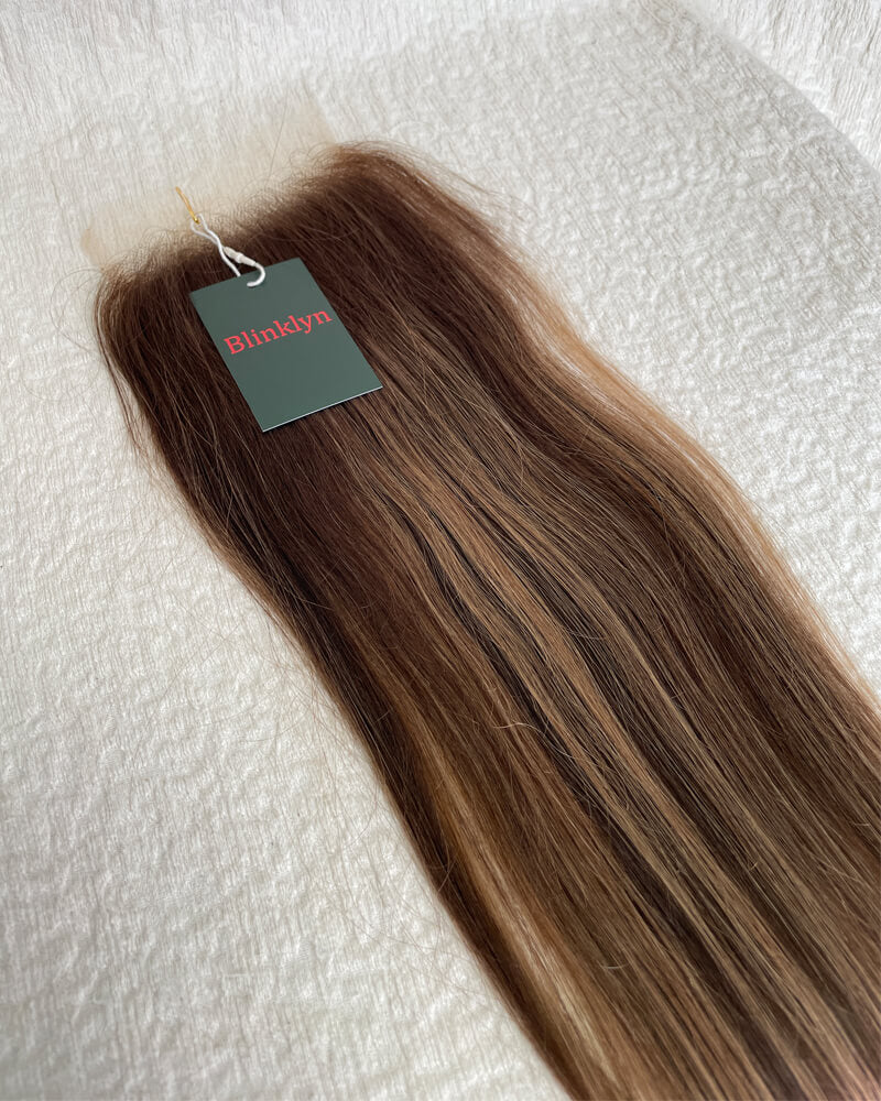 Matching Closure & Frontal HD Lace Balayage Raw Hair Extensions