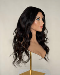 Natural Black Premium European Hair Lace Top Wig