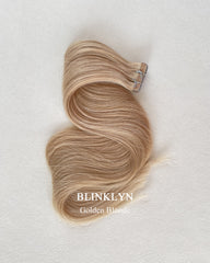 Beige Blonde Tape ins Human Hair Extensions