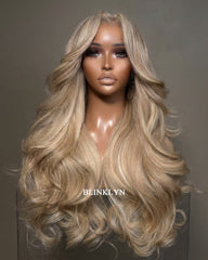 Joyce | Shimmer Blonde Balayage HD Lace Raw Hair Wig
