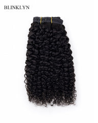 Extensions de cheveux humains crépus à clips