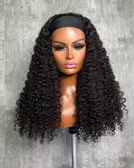 Erin | Authentic RAW HAIR Afro Kinky Curly Headband Wig