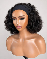 Rayna | Soft Bouncy Curl Human Hair Headband Wig