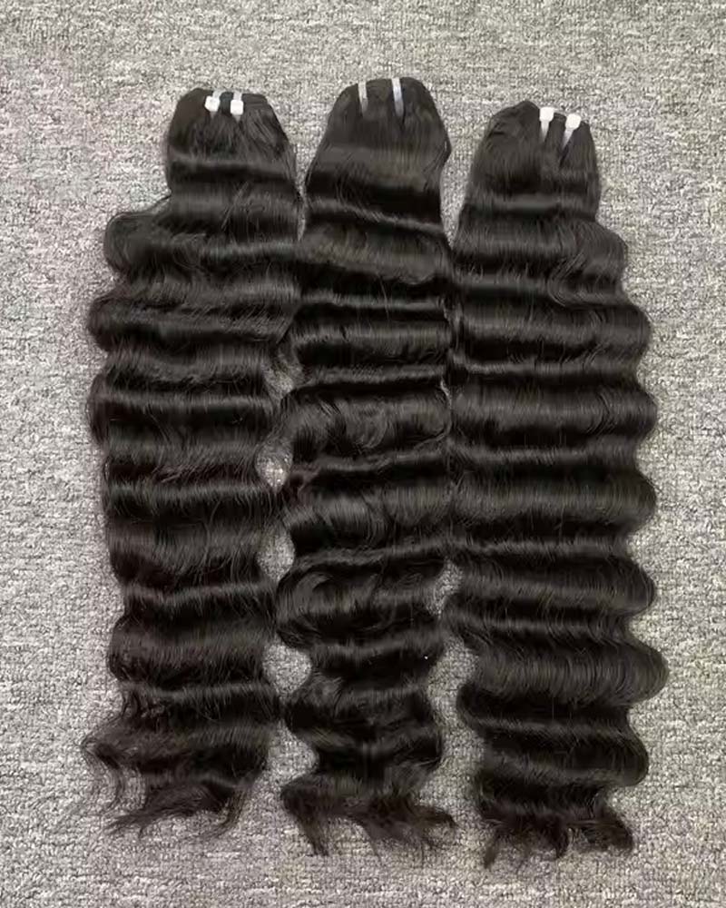 Top Quality Loose Deep Wave  Virgin Human Hair Bundles
