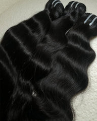 Extensions de cheveux naturels ondulés et authentiques