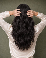 Natural Black Premium European Hair Lace Top Wig
