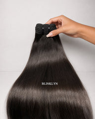 Straight Virgin Hair Super Double Drawn SDD Bundles