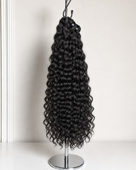 Mèches de cheveux naturels bouclés de Birmanie