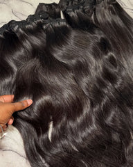 Extensions de cheveux naturels ondulés et authentiques