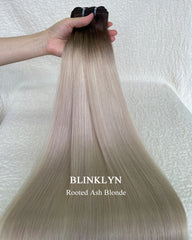Rooted Ash Blonde Raw Hair Bundle