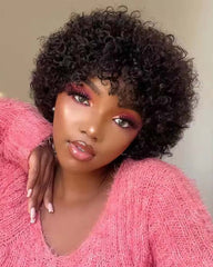 Willow | Short Afro Kinky Curly Pixie Wig (No Lace)