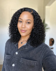 Jada | Perruque HD bouclée crépue avec fermeture 2x6 5x5 6x6 sans colle