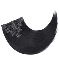 Straight Clip ins Human Hair Extensions