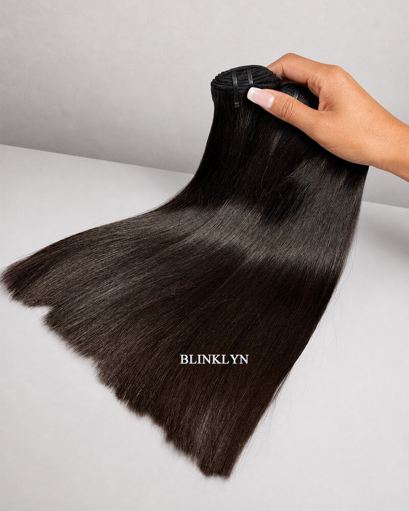 Straight Virgin Hair Super Double Drawn SDD Bundles
