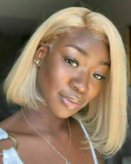 Nicole | Perruque HD 2x6 5x5 6x6 Blonde #613 Bob sans colle