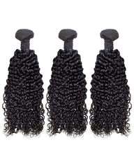 Mèches de cheveux humains vierges crépus et bouclés de qualité supérieure